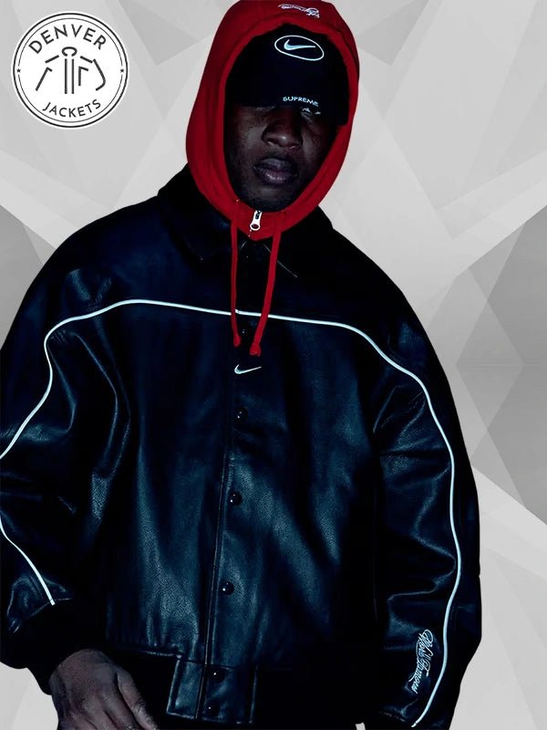 Supreme Nike Leather Varsity Jackets