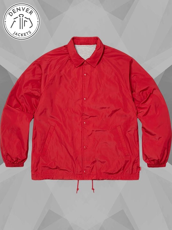 Supreme Old English Arc Coaches Jacket Red