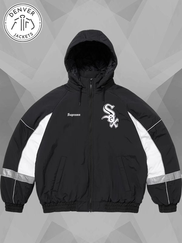 Supreme x Chicago White Sox Stadium Jacket Black