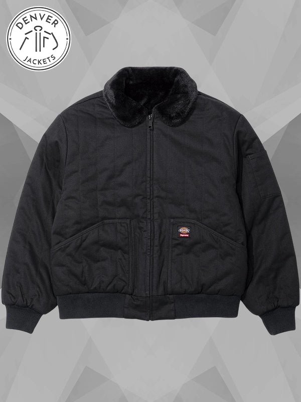 Supreme x Dickies Reversible Fur Work Jacket Black