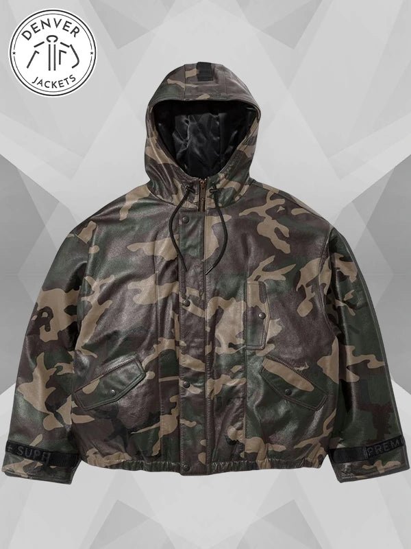 Supreme x Marith Fran ois Girbaud Camo Leather Jacket