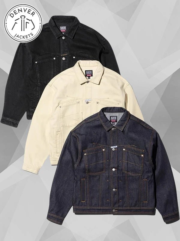 Supreme x Marith Fran ois Girbaud X Seam Denim Trucker Jacket