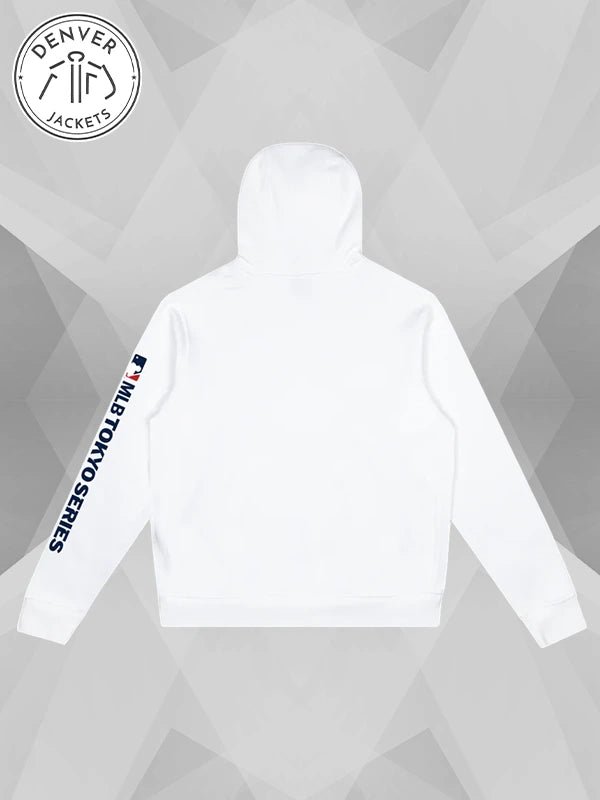 Takashi Murakami MLB World Tour Tokyo Series 2025 Dodgers Hoodie White