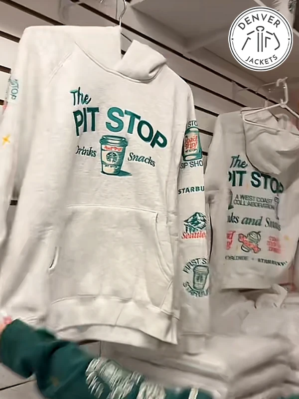The Pit Stop hoodie grey sweatshirt