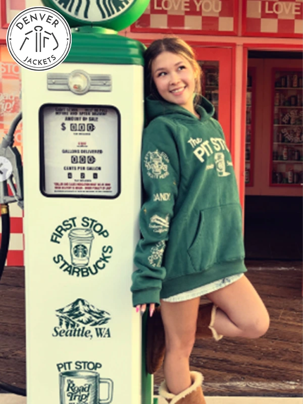 The Pit Stop sweatshirt by Dandy x Starbucks road trip