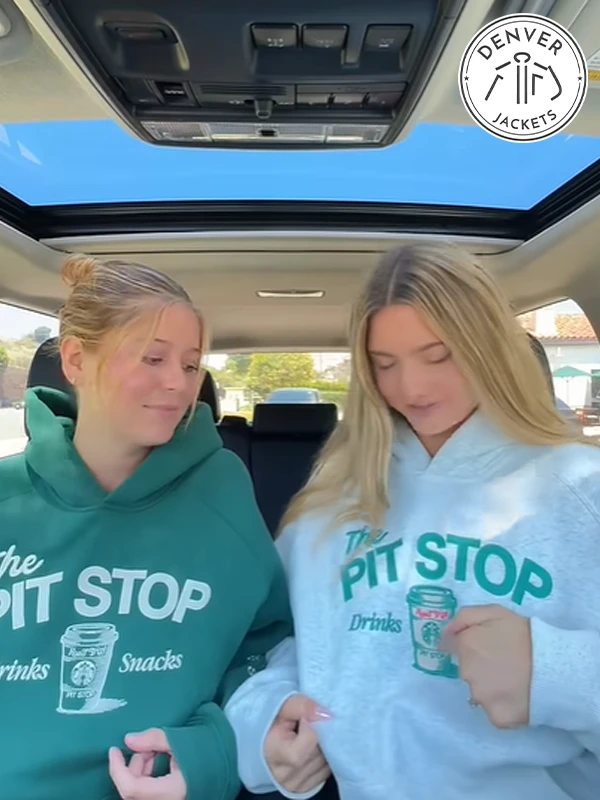 The Pit Stop sweatshirt green grey