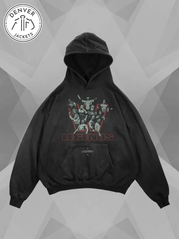 The Weeknd x WWE XO Legends Hoodie Black