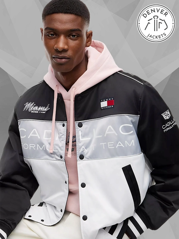 Tommy Hilfiger x Cadillac 2026 F1 Team Miami Varsity Jacket