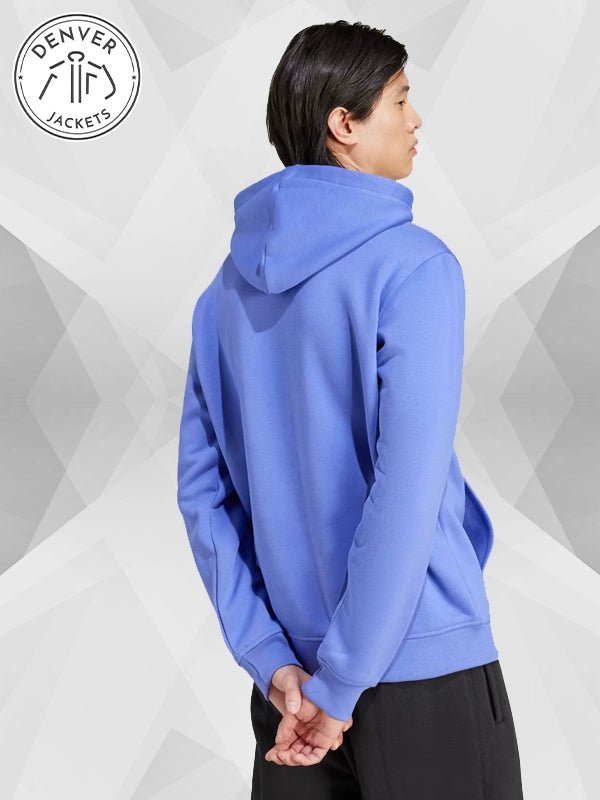 Trefoil Essentials Blue Hoodie