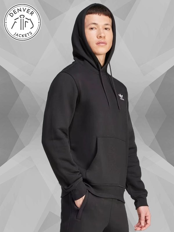 Trefoil Essentials Hoodie Black