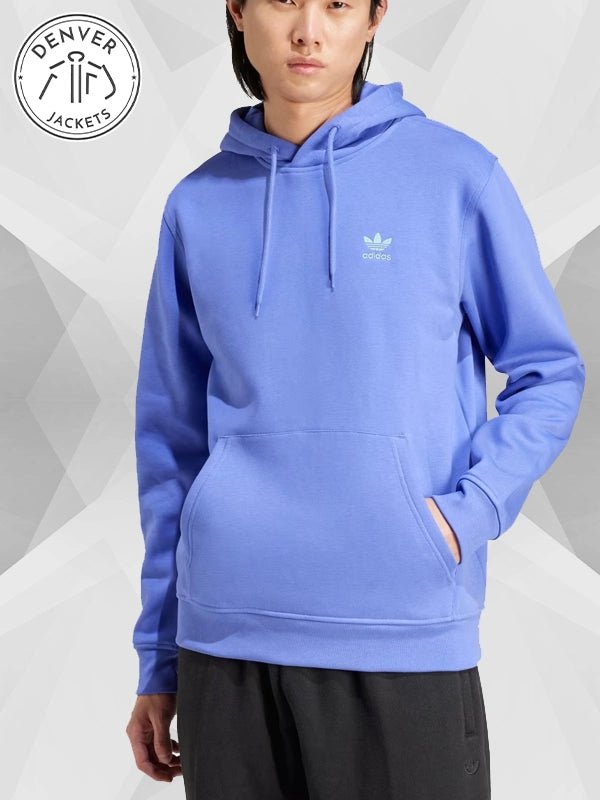 Trefoil Essentials Hoodie Blue