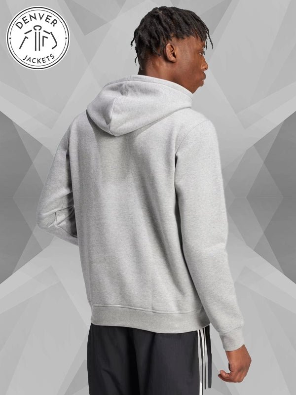 Trefoil Essentials Hoodie Grey