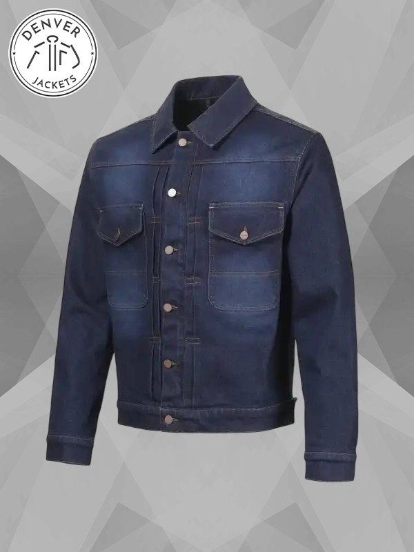 Triumph Jax Jacket Blue Denim Riding