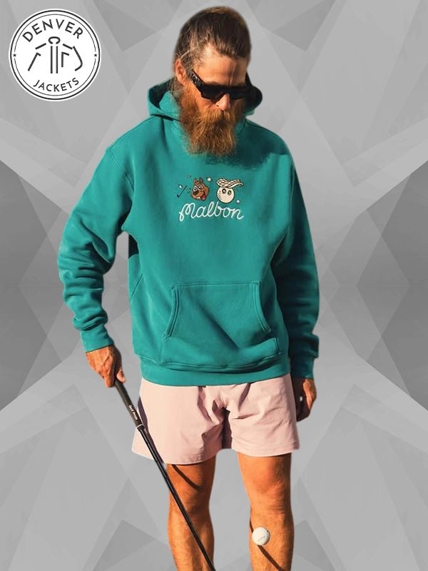 Two Man Scramble Blue Hoodie Malbon
