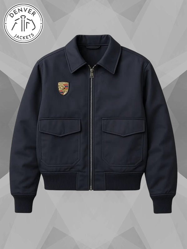 Unisex Dua Lipa Rennstall Porsche Jacket Black