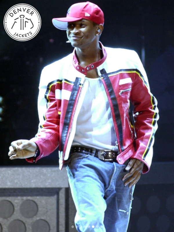 Usher D&G Jacket Red Leather