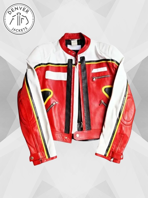 Usher Raymond Dolce & Gabbana D&G Leather Biker Cafe Racer Jacket