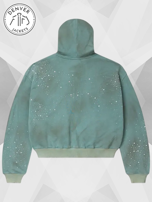Vale Forever Bank Dark Mint Zip Up Hoodie