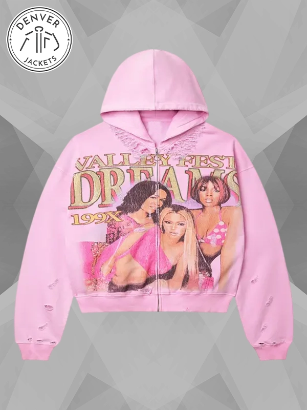 Valley Dreams Hoodie Pink