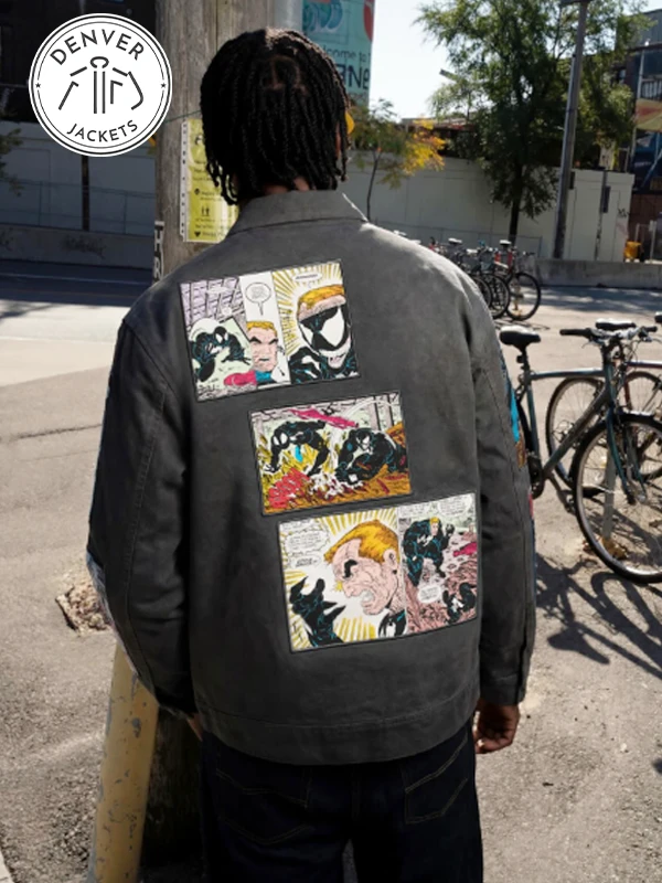 Venom Eddie Brock Black Harrington Zipper Jacket