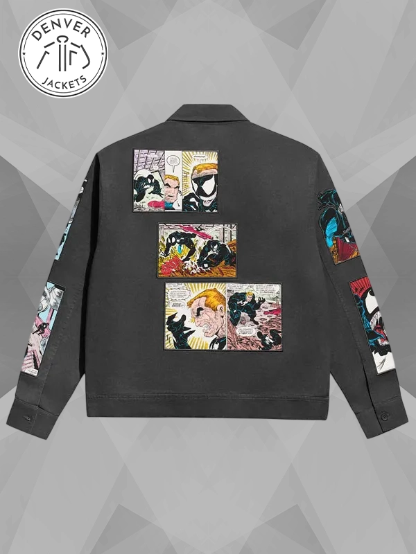 Venom Eddie Brock Harrington Black Jacket