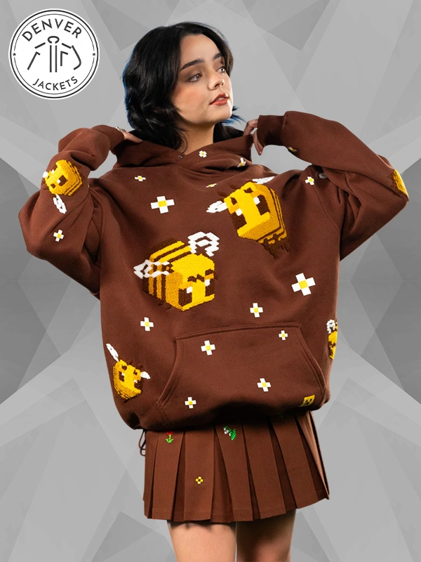Very Cool x Minecraft Bee Hoodie Womens