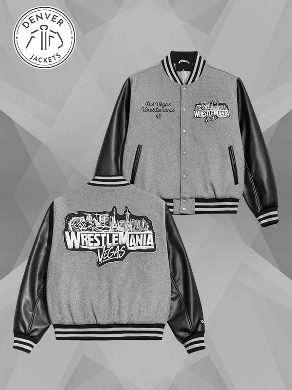 WWE WrestleMania 42 Vegas 2026 Grey Jacket