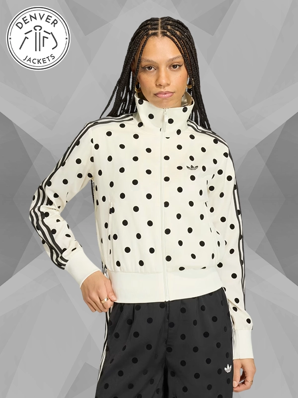 White Polka Dot Jacket Adidas