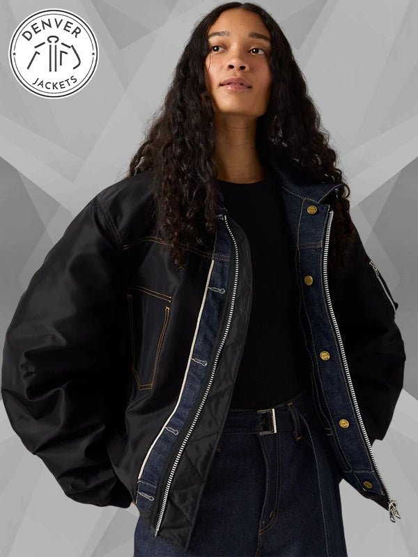 Women s Levi s x sacai Denim x Nylon Twill Reversible Blouson Jacket