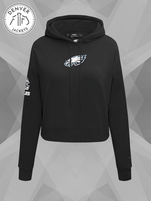 Womens Philadelphia Eagles Pro Standard Cropped Hoodie