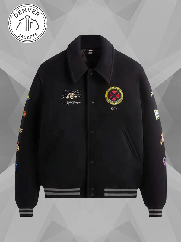 X-Men x Kith Varsity Jacket Black