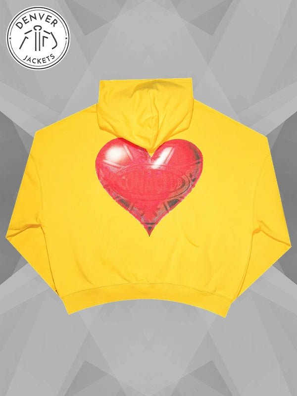 Yellow I love Speeding Tickets Hoodie Iconaclub