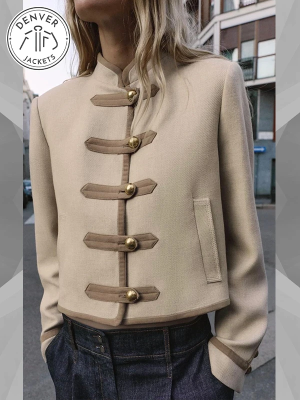 Zara Brown Jacket Napoleon
