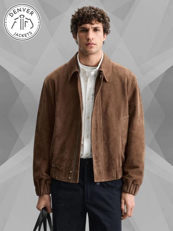 Zara Suede Bomber Jacket