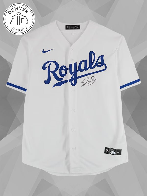 ac Caglianone Kansas City Royals Autographed Jersey White