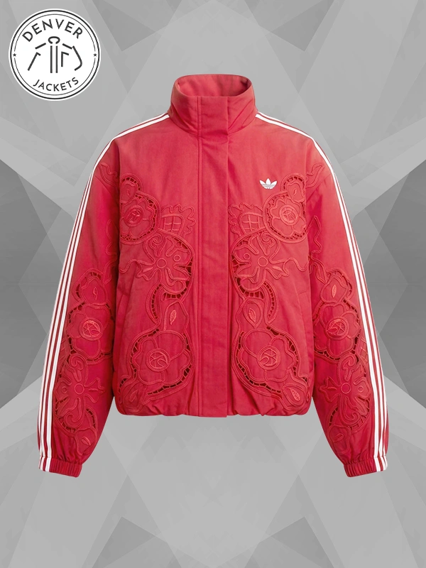 adidas ASOS oversized cutwork track jacket