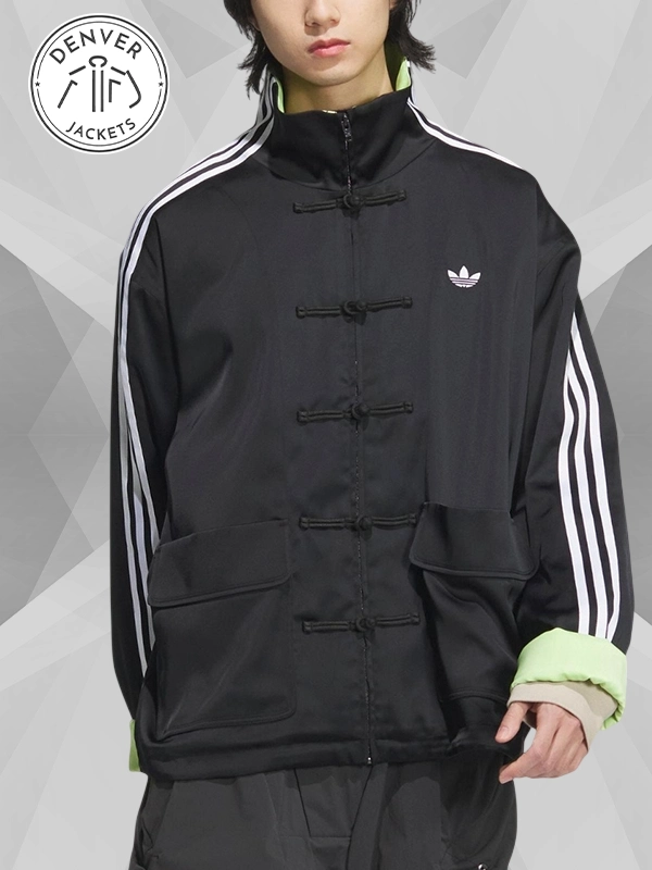 adidas CNY Black Tang Satin Track Jacket