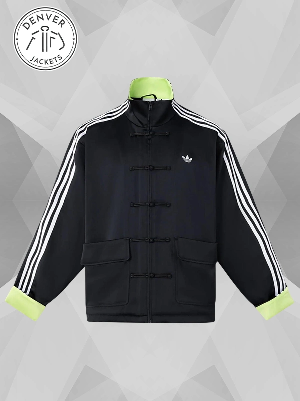 adidas CNY Tang Satin Track Black Jacket