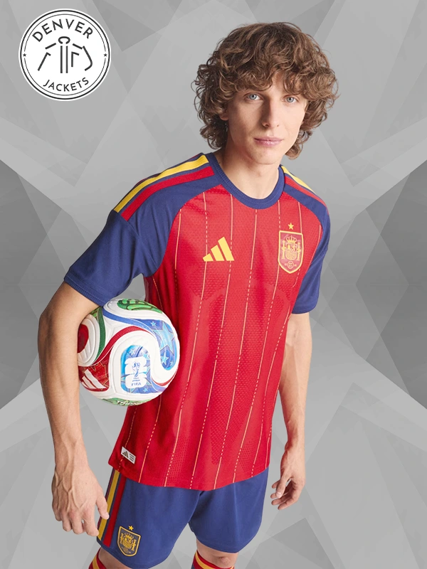 adidas Spain 26 Home Authentic Red Jersey
