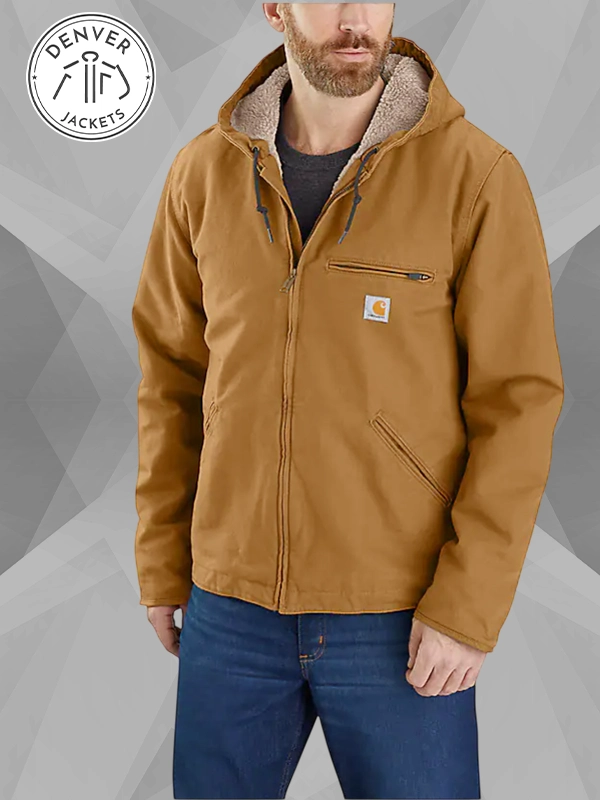 carhartt Washed Duck Sierra Jacket Brown