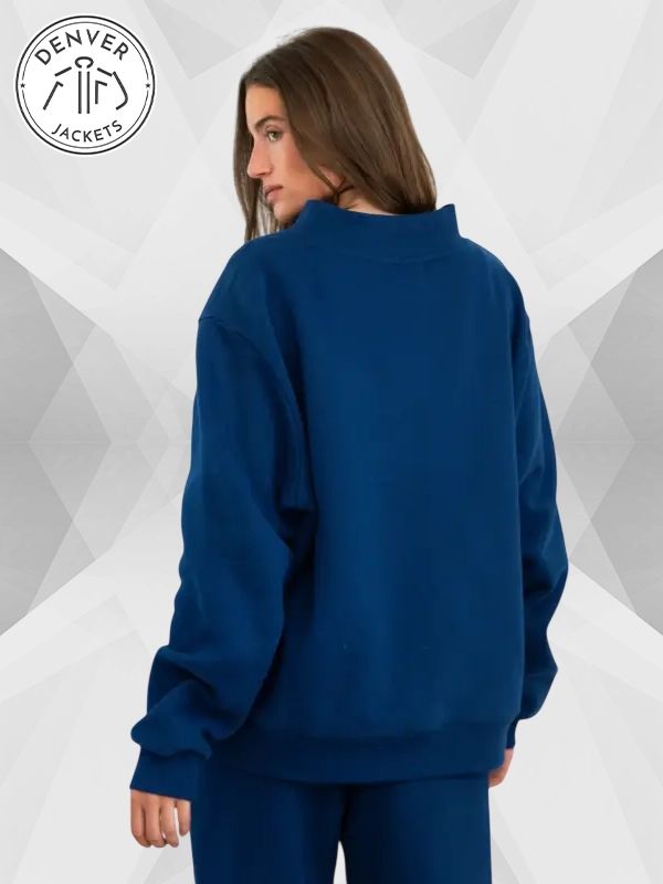 parke x 47 michigan Blue sweatshirt