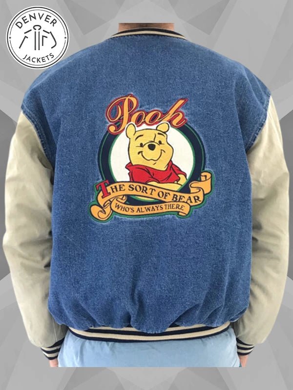 xxxtentacion Winnie The Pooh Denim Jacket Blue